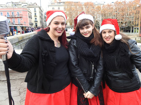 Nadal 2022 a Girona. Girona Christmas Swing. Actuació de The Lolita's Sisters