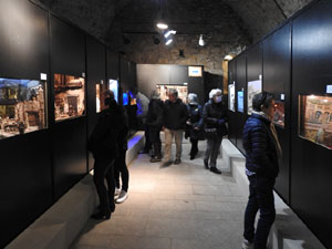 Nadal 2022 a Girona. Exposició de pessebres a la Carbonera, organitzada per l'Associació de Pessebristes de Girona