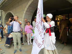 XIV Festa Reviu els Setges Napoleònics de Girona. Homenatge a la bandera de la Croada Gironina