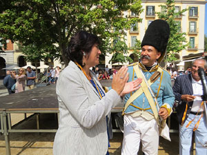 XIV Festa Reviu els Setges Napoleònics de Girona. Actes a la plaça de la Independència