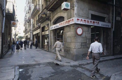 El carrer Abeuradors. 1990