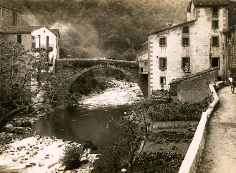 El pont Vell d'Osor. 1918