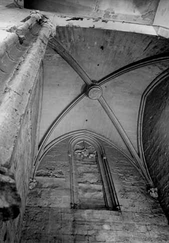 Volta de creueria de l'església del convent de la Mercè. 1976