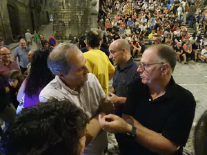Diada Nacional 2023. XVI Marxa de Torxes de Girona pels carrers del Barri Vell de Girona