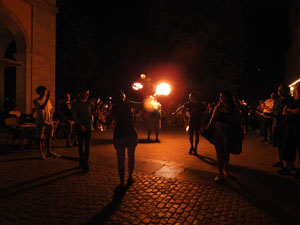Diada Nacional 2023. XVI Marxa de Torxes de Girona pels carrers del Barri Vell de Girona
