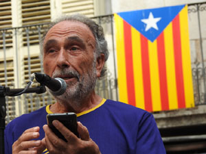 Diada Nacional 2023. Concentració a la plaça del Vi