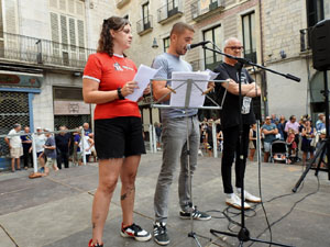 Diada Nacional 2023. Concentraci&oacute; a la pla&ccedil;a del Vi