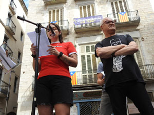 Diada Nacional 2023. Concentraci&oacute; a la pla&ccedil;a del Vi