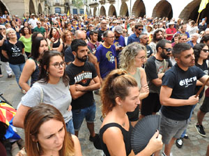 Diada Nacional 2023. Concentraci&oacute; a la pla&ccedil;a del Vi