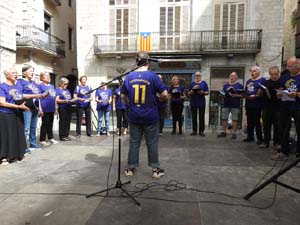 Diada Nacional 2023. Concentraci&oacute; a la pla&ccedil;a del Vi