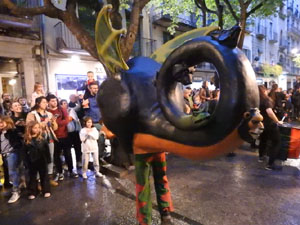 Festes de Primavera de Girona 2023. Despertada del petit Drac Major