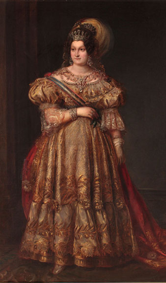 La reina regent Maria Cristina de Borbó - Dos Sicílias (1806-1878)