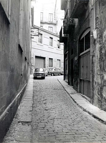 Vista del carrer del Perill. 1973