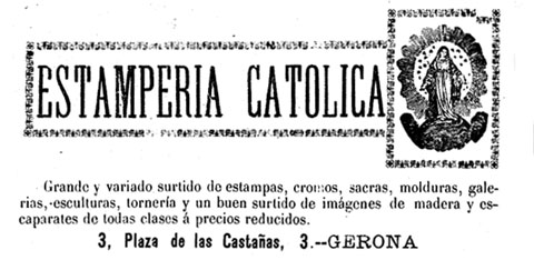 Anunci publicat al periòdic 'El Norte'. 31/1/1897