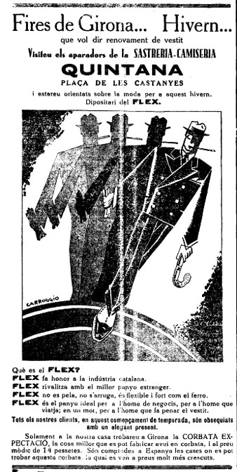 Anunci publicat al periòdic 'L'Autonomista' el 21/10/1932
