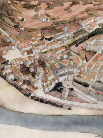 El sector nord de la ciutat de Girona a mitjan segle XIII. Burs de Sant Feliu, Sant Pere de Galligants i Santa Eulàlia Sacosta