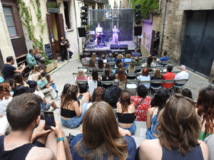 Festival Strenes 2023. Concert de Ven'nus a la pujada de Sant Domènec