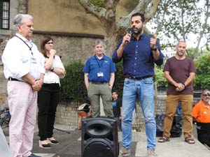 Bateig i estrena del gegantó La Lleona