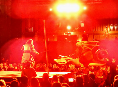 La lluita de Sant Jordi contra el drac