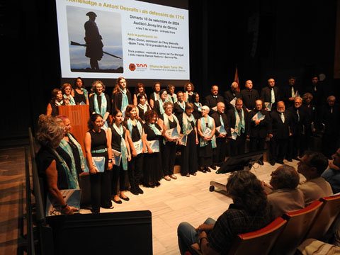 El Cor Maragall durant la seva actuaci&oacute;