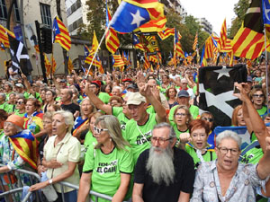 Diada Nacional 2024. Manifestaci&oacute; unit&agrave;ria per la Independ&egrave;ncia
