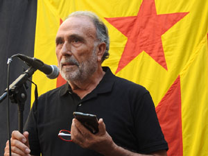 Diada Nacional 2024. Concentració a la plaça del Vi, lectura del manifest i cant de Els Segadors