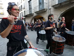 Festes de Primavera de Girona 2024. Despertada del petit Drac Major a la Rambla de la Llibertat
