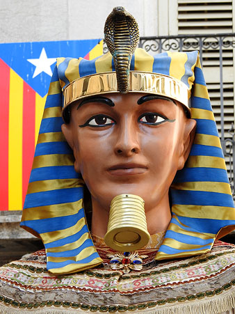 El gegant Fara&oacute; de Lleida