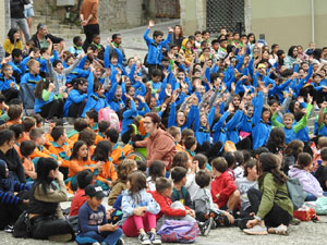 Fires de Sant Narc&iacute;s 2023. Cercavila de gegantons amb la Girona Marxing Band