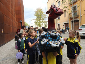 Fires de Sant Narc&iacute;s 2023. Cercavila de gegantons amb la Girona Marxing Band