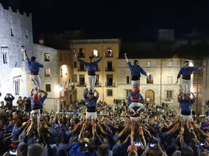 Fires de Sant Narc&iacute;s 2023. Pilar a les escales de la Catedral