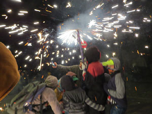 Fires de Sant Narc&iacute;s 2023. Correfoc amb els Trons de l'Onyar