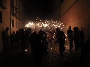 Fires de Sant Narc&iacute;s 2023. Correfoc amb els Trons de l'Onyar