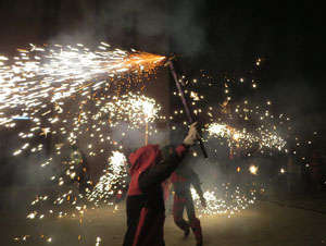 Fires de Sant Narc&iacute;s 2023. Correfoc amb els Trons de l'Onyar