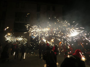 Fires de Sant Narc&iacute;s 2023. Correfoc amb els Trons de l'Onyar