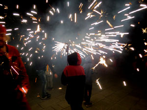 Fires de Sant Narc&iacute;s 2023. Correfoc amb els Trons de l'Onyar