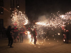 Fires de Sant Narc&iacute;s 2023. Correfoc amb els Trons de l'Onyar