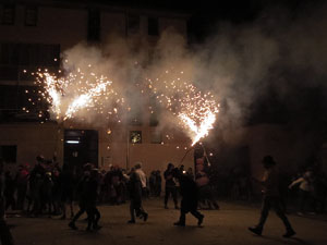 Fires de Sant Narc&iacute;s 2023. Correfoc amb els Trons de l'Onyar