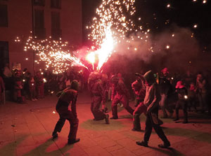 Fires de Sant Narc&iacute;s 2023. Correfoc amb els Trons de l'Onyar
