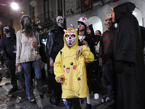 Fires de Sant Narc&iacute;s 2023. Zombie Walk de Girona
