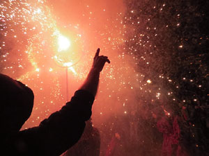 Fires de Sant Narc&iacute;s 2024. Correfoc amb els Diables de l'Onyar