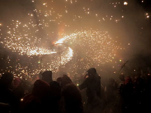 Fires de Sant Narc&iacute;s 2024. Correfoc amb els Diables de l'Onyar