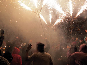Fires de Sant Narc&iacute;s 2024. Correfoc amb els Diables de l'Onyar