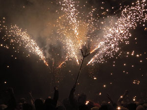 Fires de Sant Narc&iacute;s 2024. Correfoc amb els Diables de l'Onyar