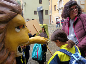 Fires de Sant Narc&iacute;s 2024. Cercavila de gegantons amb la Girona Marxing Band