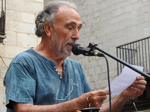 Lectura del Manifest a la plaça del Vi