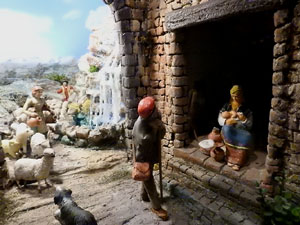 Nadal 2023 a Girona. Exposició de pessebres a la Carbonera, organitzada per l'Associació de Pessebristes de Girona