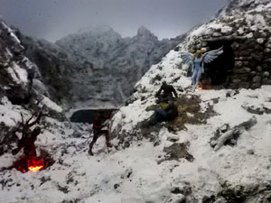 Nadal 2023 a Girona. Exposició de pessebres a la Carbonera, organitzada per l'Associació de Pessebristes de Girona