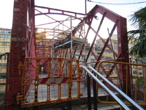 Pintat del pont de les Peixateries Velles