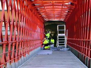 Pintat del pont de les Peixateries Velles
